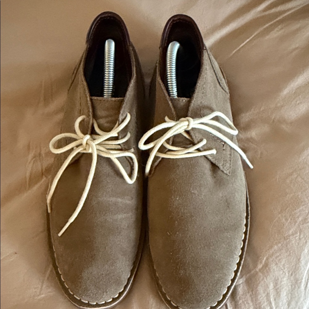 Men's Tan Suede  chaka boots Shoes
